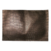 Housse D'oreillers Soirée Luxe : Cuir Texturé Sophistication (Dos)