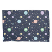Housse D'oreillers Solar System Planets Seamless Pattern (devant-gauche)