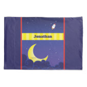 Housse D'oreillers Soleil, Lune et Étoiles Reversible Personnalisé (Dos)