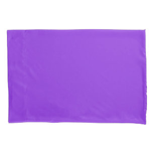 Housse D'oreillers Solide bleu violet minimaliste Plain moderne