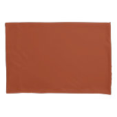 Housse D'oreillers Solide Burnt Orange (devant)