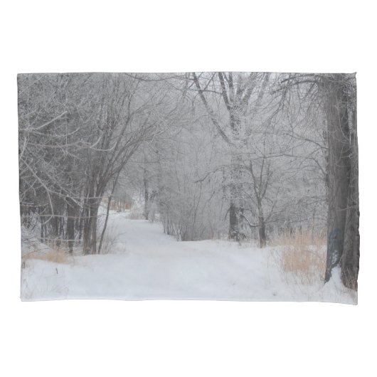 Housse D'oreillers Solitude d'hiver (devant)