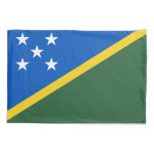 Housse D'oreillers Solomon Islands Flag (Dos)