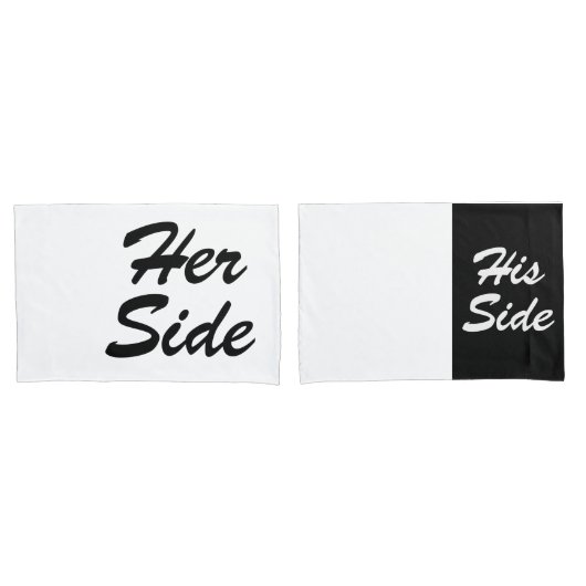 Housse D'oreillers Son Côté Son Côté Mariage Hilaire (devant-Set)