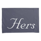 HOUSSE D'OREILLERS SON ET SA TYPOGRAPHIE PAIRE DE PILLOWCASES (devant-Droit)