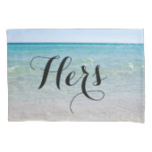 Housse D'oreillers Son et sien océan bleu (devant-gauche)