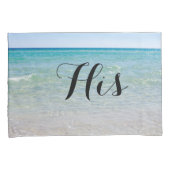 Housse D'oreillers Son et sien océan bleu (devant-Droit)