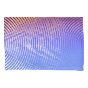 Housse D'oreillers Sondes bleues et orange motif