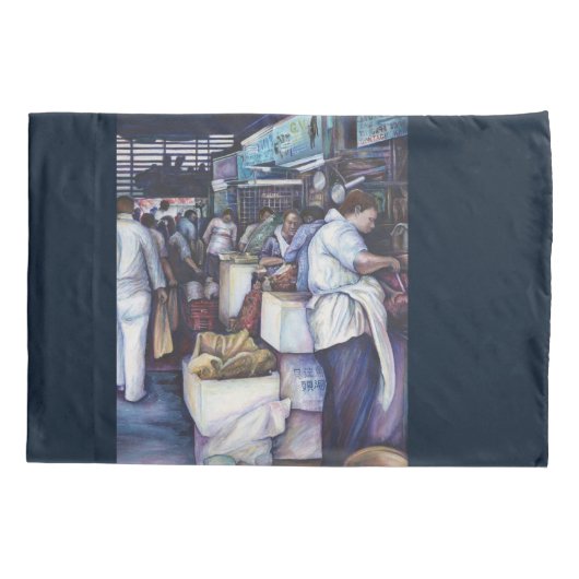 Housse D'oreillers Soupe à la tête de poisson, Singapour (Dos)