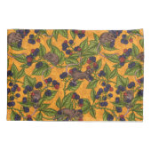 Housse D'oreillers Souris et mûres sur jaune (Dos-gauche)