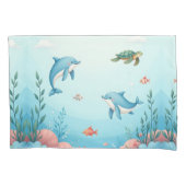 Housse D'oreillers Sous la mer (devant)
