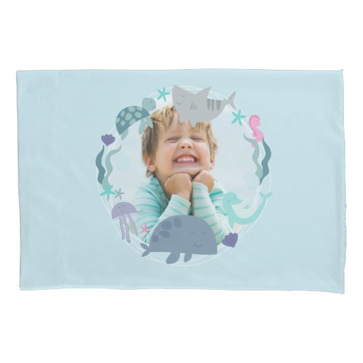 Housse D'oreillers Sous la mer (devant)