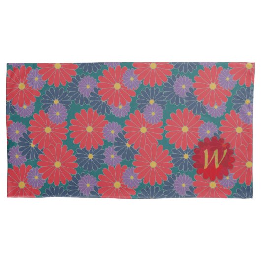 Housse D'oreillers Splashy Fall Floral Coussin Coque (devant)