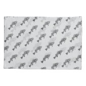 Housse D'oreillers Squelette de poisson (Dos-gauche)