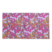 Housse D'oreillers Squiggly Loops seamless patent 14 + your backgr. (Dos)
