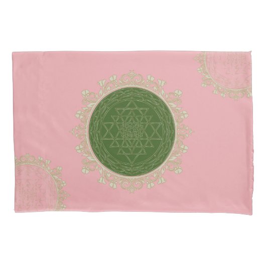 Housse D'oreillers Sri Yantra Mandala - Pillowcase (devant)