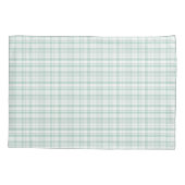Housse D'oreillers Standard Plaid à la menthe Pastel souple (Dos)