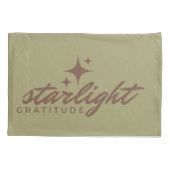 Housse D'oreillers starlight gratitude (Dos)