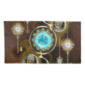 Housse D'oreillers Steampunk Rusty Background (Dos-Droit)