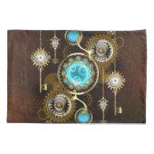 Housse D'oreillers Steampunk Rusty Background (Dos-gauche)