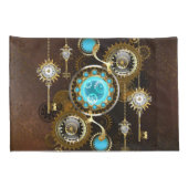 Housse D'oreillers Steampunk Rusty Background (Dos-Droit)