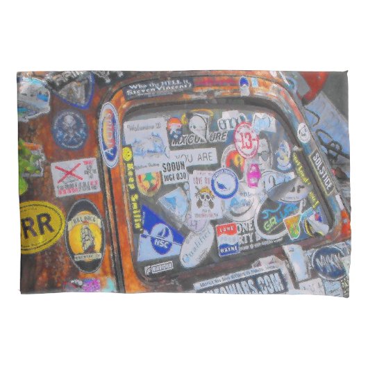 Housse D'oreillers Stickers (devant-gauche)