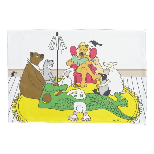 Housse D'oreillers Story Hour Whimsical Pillowcase (devant)
