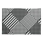 Housse D'oreillers Stripes Check Harlequin Pois Conception mixte (Dos)