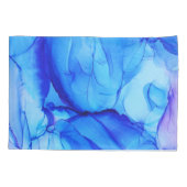 Housse D'oreillers Style d'Imaginaire bleu Abstrait (Dos-gauche)