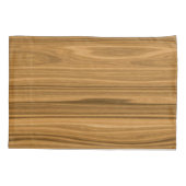 Housse D'oreillers Style en bois élégant de grain (Dos-gauche)