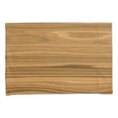 Housse D'oreillers Style en bois élégant de grain (devant-Droit)