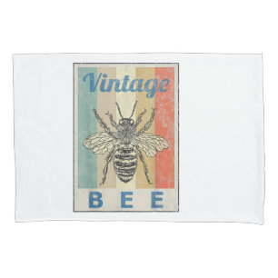 Housse D'oreillers Style vintage Abee Queen Honey apiculteur apekeepe