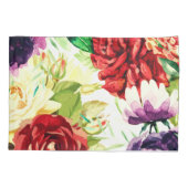 Housse D'oreillers Style vintage Grandes aquarelles (Dos)