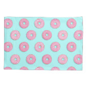 Housse D'oreillers Sugar Sweet Pink Glazed Donuts (Dos-gauche)