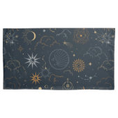 Housse D'oreillers Sun Moon Stars Dark Celestin Motif (devant)