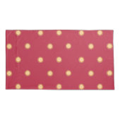 Housse D'oreillers Sunflower africaine - Scarlet Gold - King Coussin (Dos-gauche)