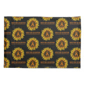 Housse D'oreillers Sunflower/Awareness...RSD/CRPS (Dos-gauche)