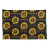 Housse D'oreillers Sunflower/Awareness...RSD/CRPS (Dos-Droit)