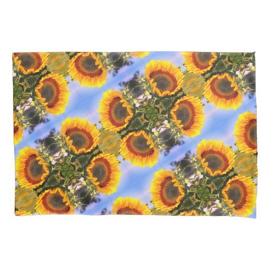 Housse D'oreillers Sunflower In Sunshine Motif d'art Abstrait (devant)