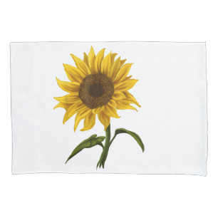Housse D'oreillers Sunflower Sunshine Floral Aquarelle Fleur
