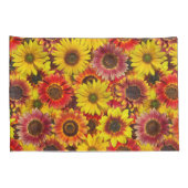 Housse D'oreillers Sunflowers Motif sans couture (Dos-Droit)