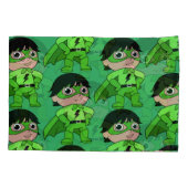 Housse D'oreillers Super Boy Action Hero (Dos)