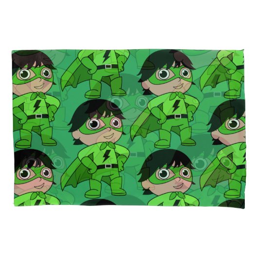 Housse D'oreillers Super Boy Action Hero (devant)