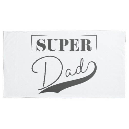 Housse D'oreillers Super papa (devant-gauche)