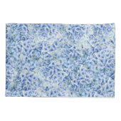 Housse D'oreillers Superbes hydrangées bleues - motif floral (Dos)