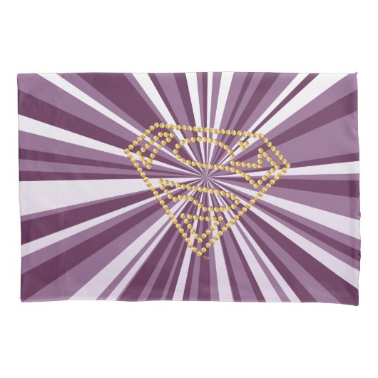 Housse D'oreillers Supergirl Studded S-Shield (devant)