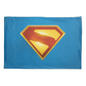 Housse D'oreillers Superman Golden S Shield brillance (Dos)