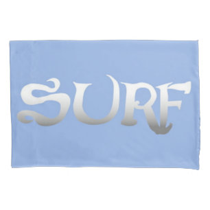 Housse D'oreillers Surf bleu standard oreiller 2 côtés
