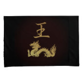 Housse D'oreillers Symbole japonais : King (devant-Droit)