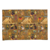 Housse D'oreillers SYMBOLE motif D'HIÉROglyphE ANCIEN (devant-Droit)